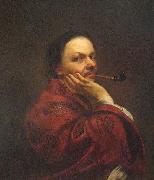 Jan Kupecky Self-portrait oil painting